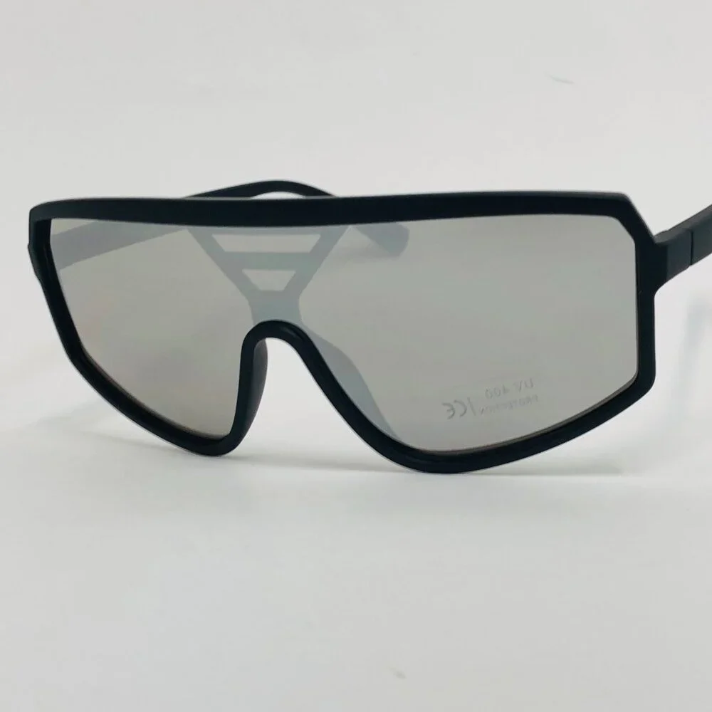 Sport Men Sunglasses‎ Outdoor Silver Mirror Lens Beach Shades Fishing Lentes New